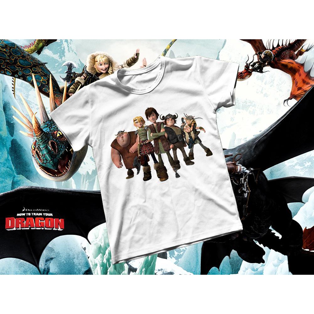 Áo thun Cotton Unisex - Movie - How To Train Your Dragon - Tộc người viking