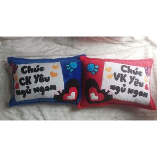 Cặp gối nằm handmade vợ chồng ngủ ngon