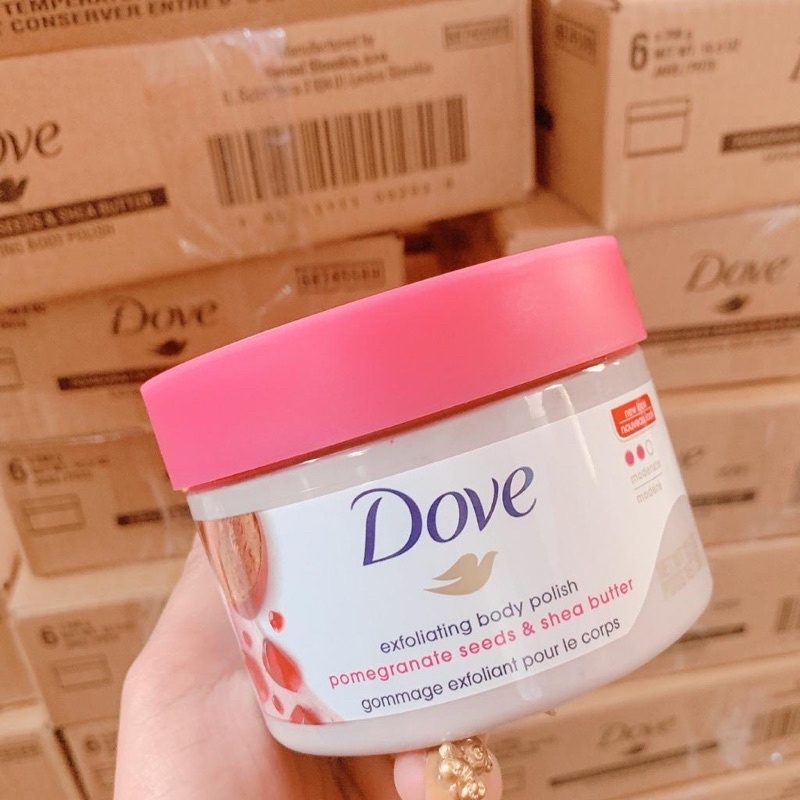 [ Dove Mỹ ] Tẩy Da Chết Toàn Thân DOVE Exfoliating Body Polish 298g Bản Mỹ