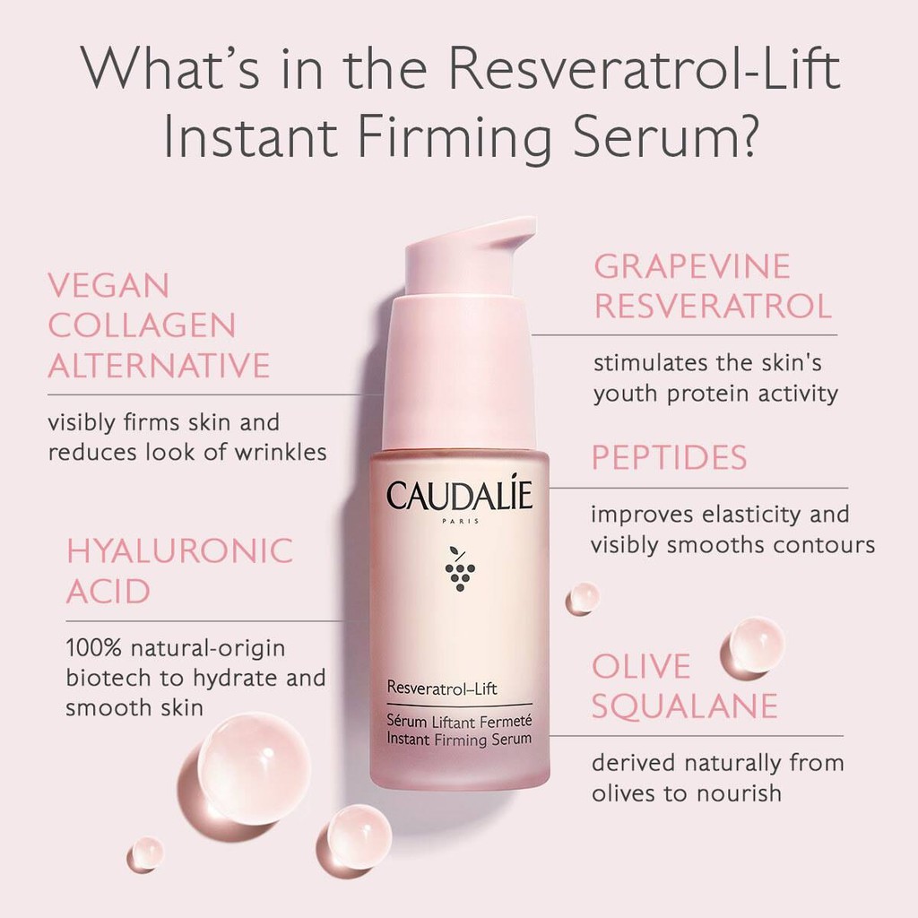 CAUDALIE 🌿 Tinh chất nâng cơ Resveratrol Lift Instant Firming Serum