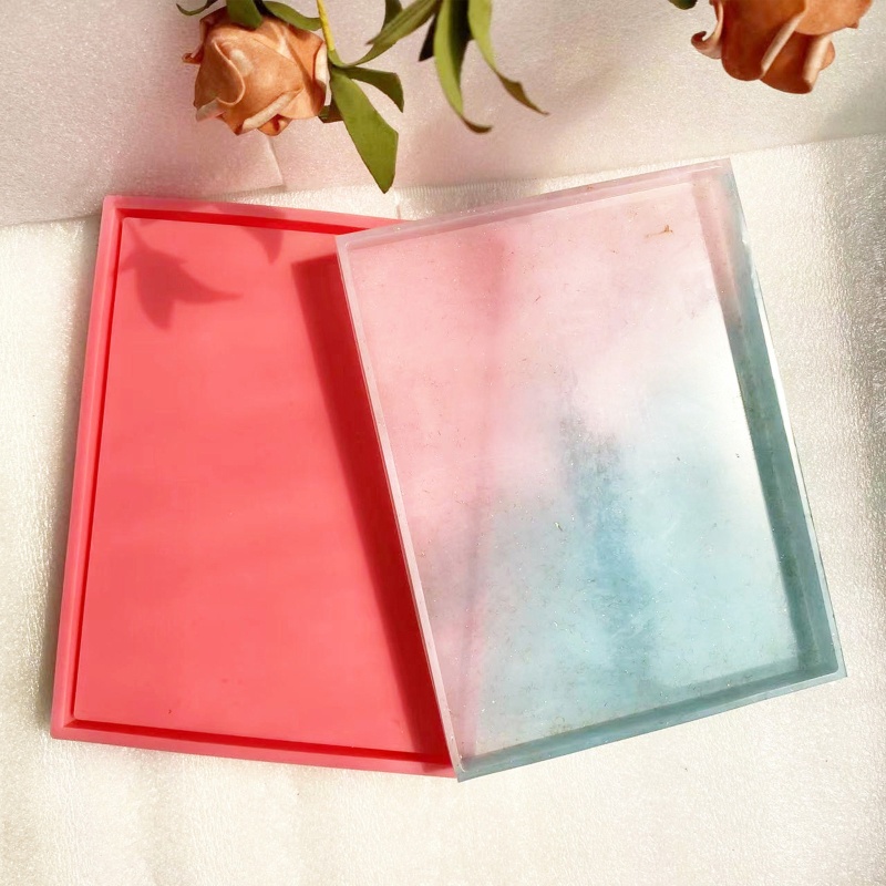 Sa Khay Phục Vụ Epoxy Resin Hình Chữ Nhật Siêu Bền Trang Trí Nhà Cửa