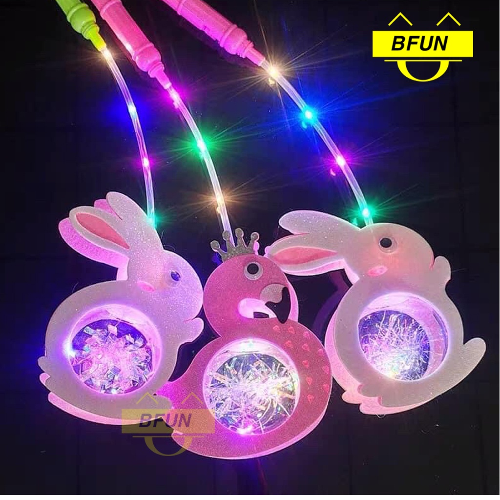 Lồng Đèn Trung Thu Hình Thú Cute Phát Sáng Hottrend - Đèn Lồng Đồ Chơi Trẻ Em Cho Cho Bé Trai Bé Gái Vận Động Bfun