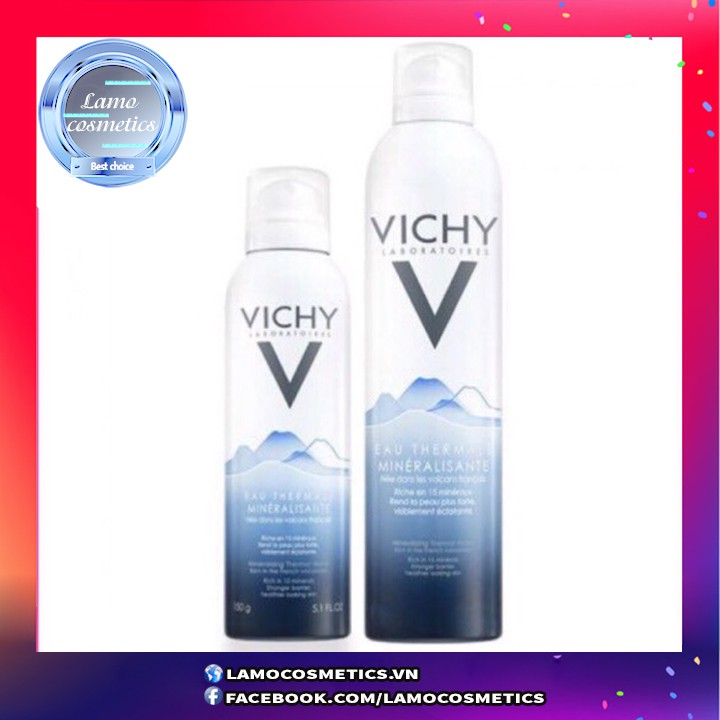 Xịt khoáng Vichy Eau Thermale 150-300ml Chính Hãng 100%