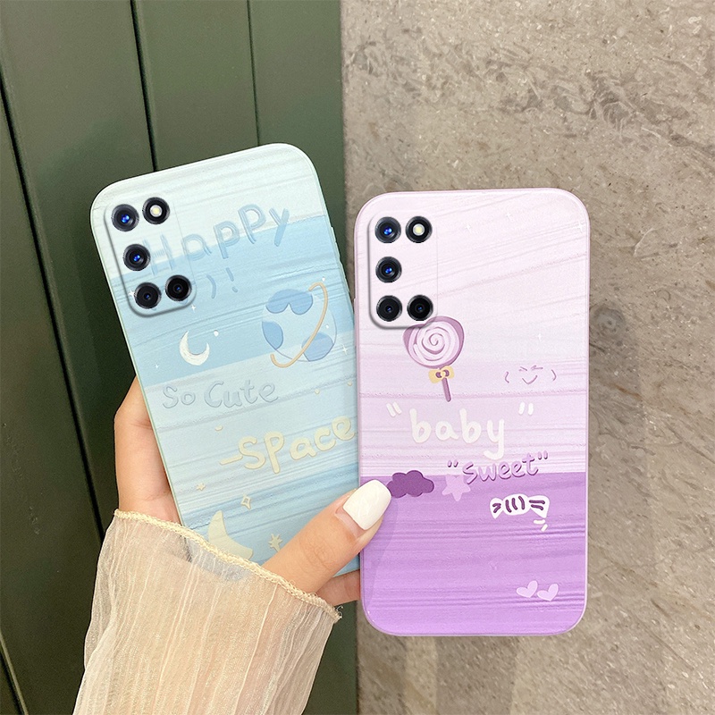 Ốp điện thoại oppo a92 điện thoại oppo a92 ốp điện thoại oppo a52 Ốp Điện Thoại Mềm Họa Tiết Độc Đáo Bảo Vệ Camera Cho oppo A92 oppo A52