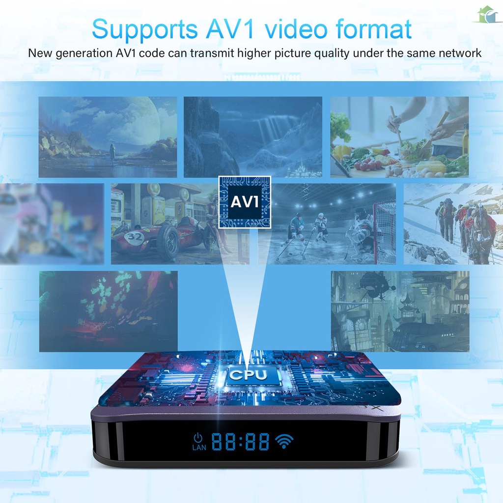 Hộp TV A95X F3 Air II Android 11.0 Amlogic S905W2 UHD 4K 2.4G/5G WiFi BT5.0 AV1 VP9 H.2 và phụ kiện