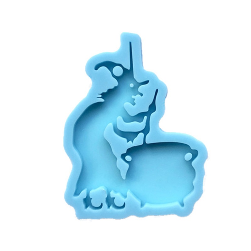 Khuôn Silicone Làm Móc Khóa Hình Phù Thủy Halloween DIY