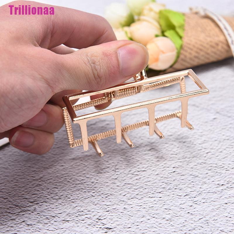 (Hàng Mới Về) Kẹp Càng Cua Bằng Kim Loại Dành Cho Nữ