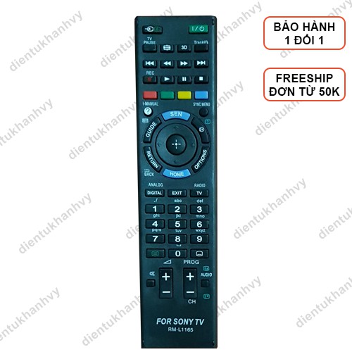 Điều Khiển Tivi Sony RM-ED054 và RM-L1165 Giá Rẻ