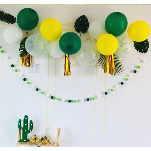 Hạt pompom 2cm (50 viên, 100 viên) trang trí, decor đổ chơi cho bé