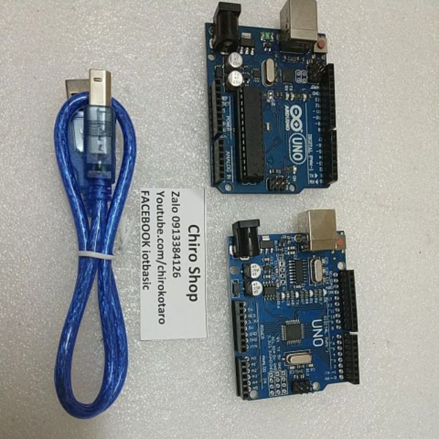 Board Arduino UNO R3 kèm cáp USB