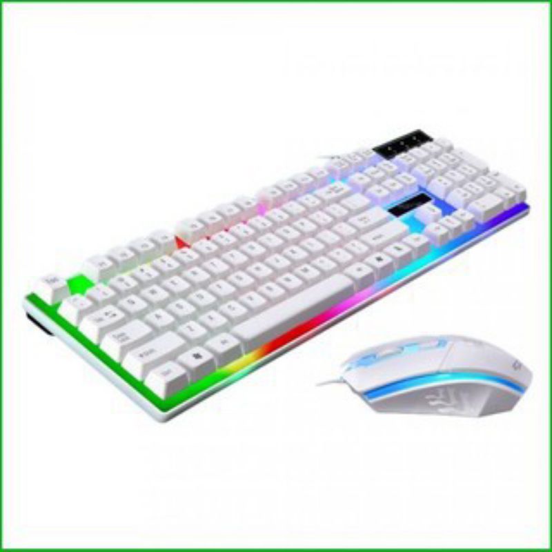 Bộ bàn phím giả cơ lép 7 màu ( không chuột ).