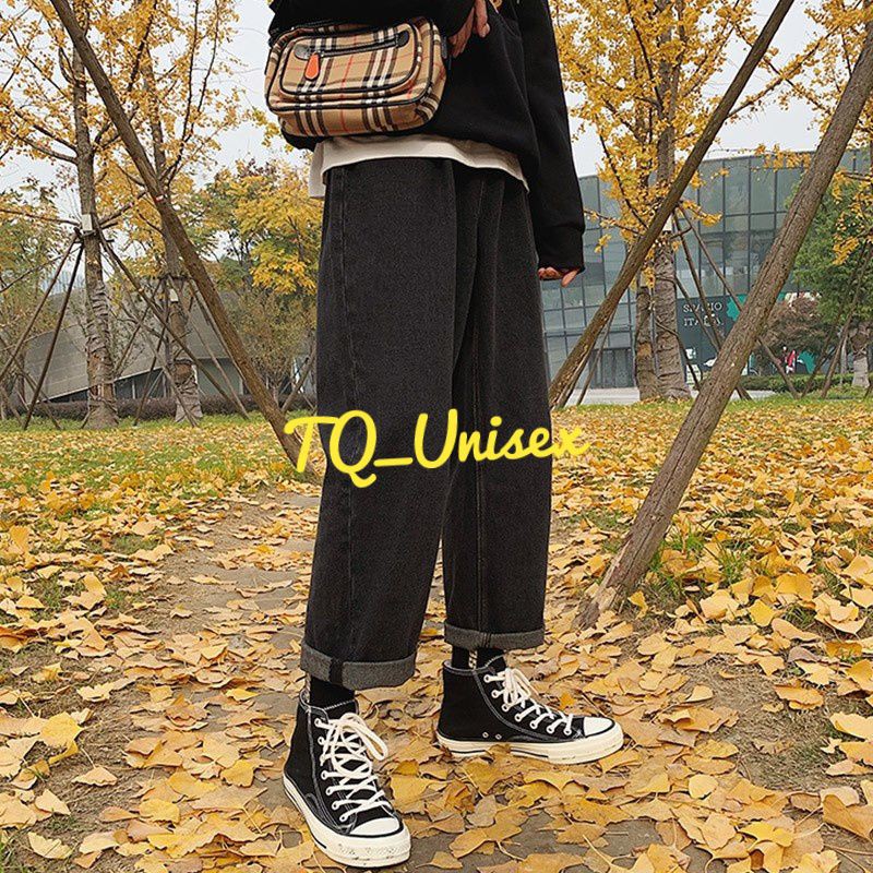 Quần Jean Nam Ống Rộng,Quần Jean Đen ,Quần jean Nam baggy | BigBuy360 - bigbuy360.vn