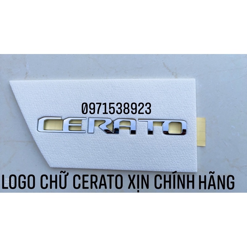 Logo chữ CERATO dán xe KIA CERATO 2018-2021 xịn chính hãng 86310M6100