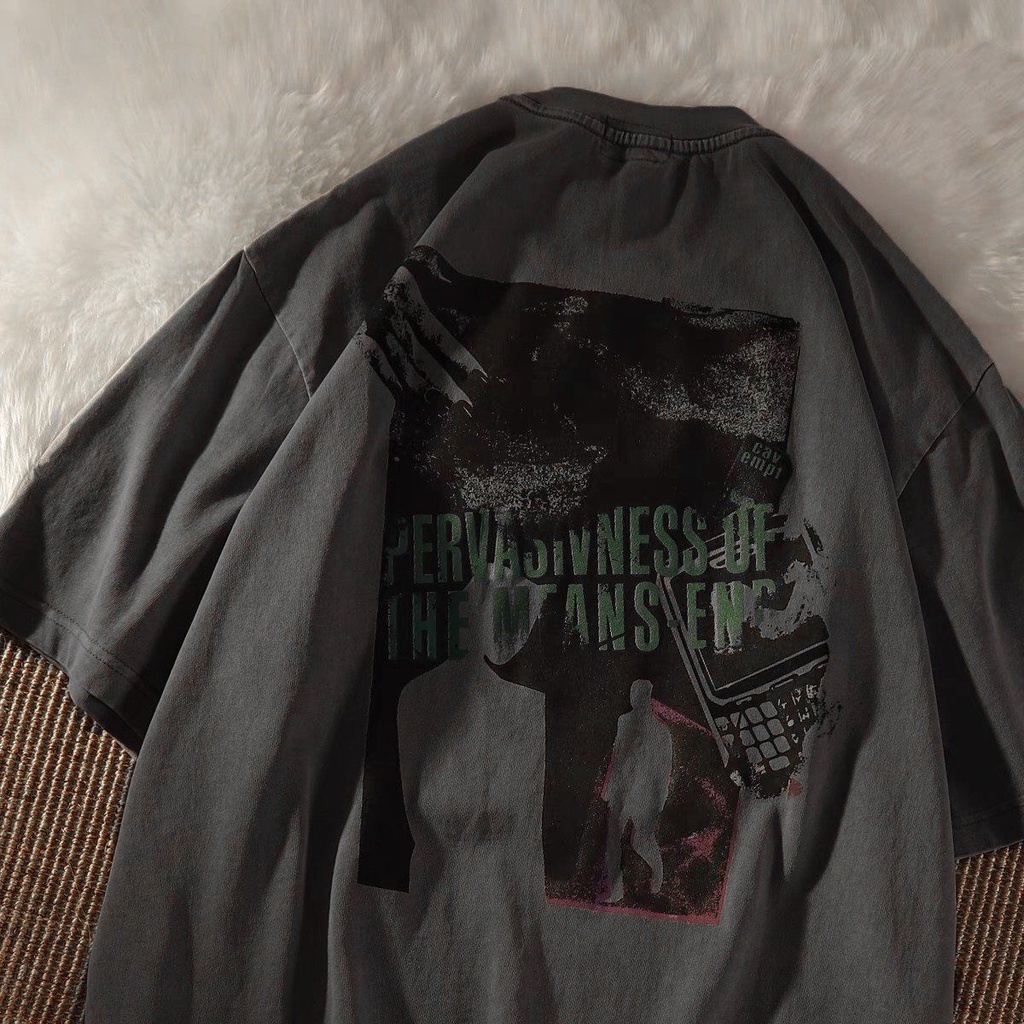 Áo phông oversize EMPT, JACKLANE, Áo phông cộc tay Unisex Jack Lane