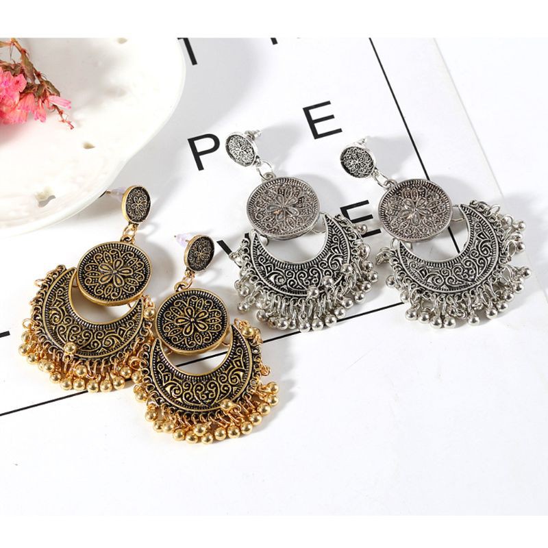 Khuyên tai nữ trang dáng dài tạo hình độc đáo