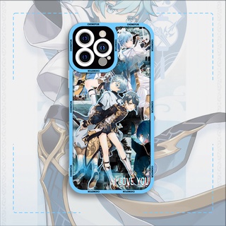 Ốp lưng iphone samsung xiaomi oppo cạnh vuông JM CASE Genshin Impact nhân vật Chongyun game8plxxs111213promax