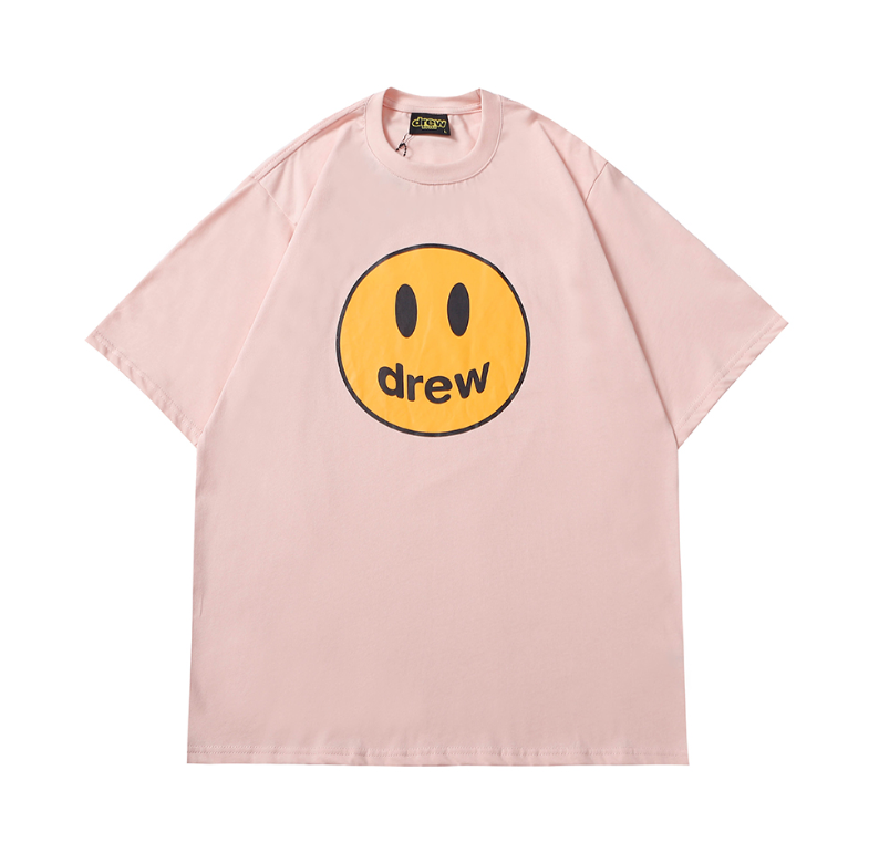 Áo thun tay ngắn in hình mặt cười phong cách cổ điển