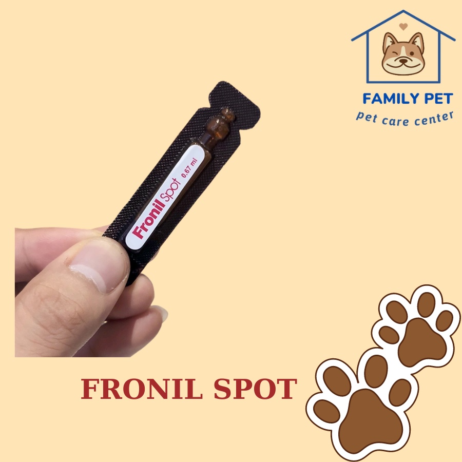 Thuốc nhỏ gáy diệt ve rận siêu nhanh cho chó mèo - fronil spot
