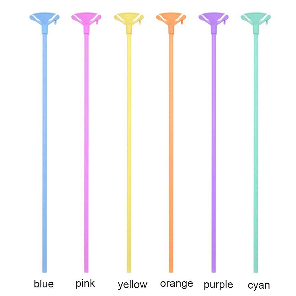 Set 100 Bong Bóng Bơm Hơi Nhiều Màu Sắc Dùng Trang Trí Tiệc Sinh Nhật Tiện Dụng Giá Đỡ