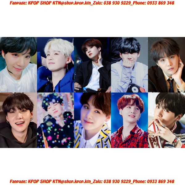 CARD BO GÓC SUGA BTS