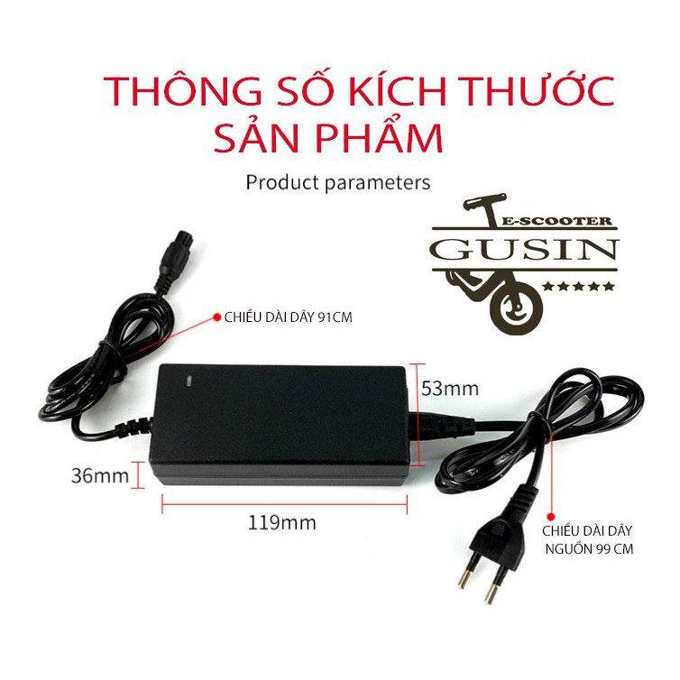 Sạc Xe Thăng Bằng Điện /Xe drift Phụ Kiện Xe Điện / GuSin / Chính Hãng / Tp Hcm