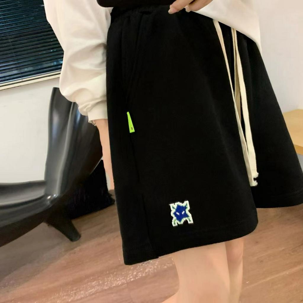 HANLU Quần Short Thể Thao Dáng Rộng Thời Trang Năng Động Cho Nữ