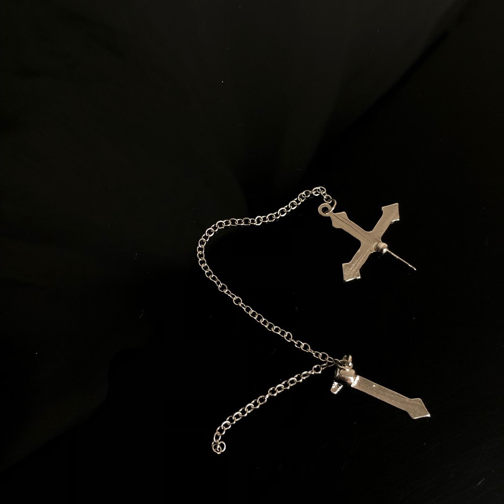 Khuyên Tai Thánh Giá B834 Phong Cách Retro