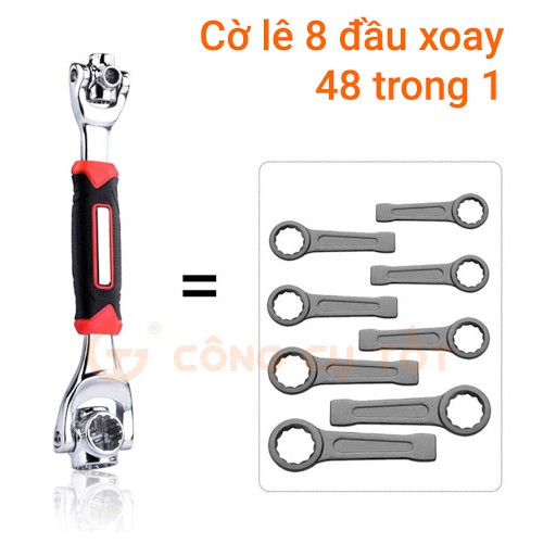 Cờ Lê 8 Đầu Xoay Đa Năng 48 Trong 1