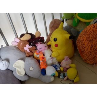 Gấu bông pika chu voi,thỏ