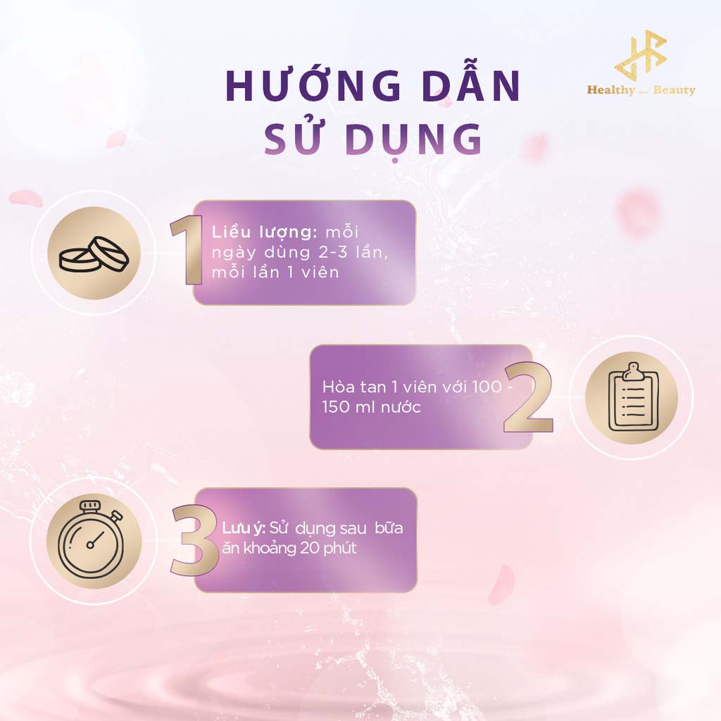 Viên sủi trắng da mờ thâm nám, tàn nhang Bora White Hàn Quốc 20 viên