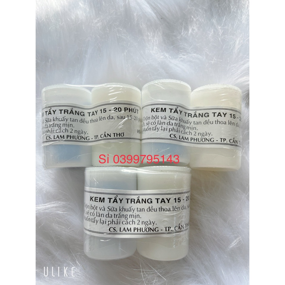 Combo 3 Cặp kem tẩy trắng da nhanh cấp tốc chính hãng