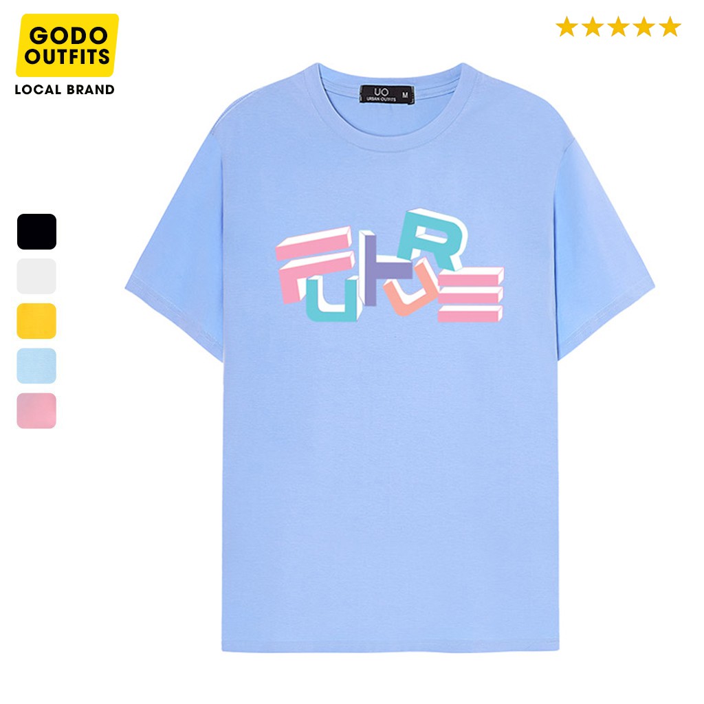 Áo thun tay lỡ nữ nam form rộng unisex GODO OUTFITS in BOTS IN LOVE ATO31X prenium 100% cotton co dãn 4 chiều nhiều màu