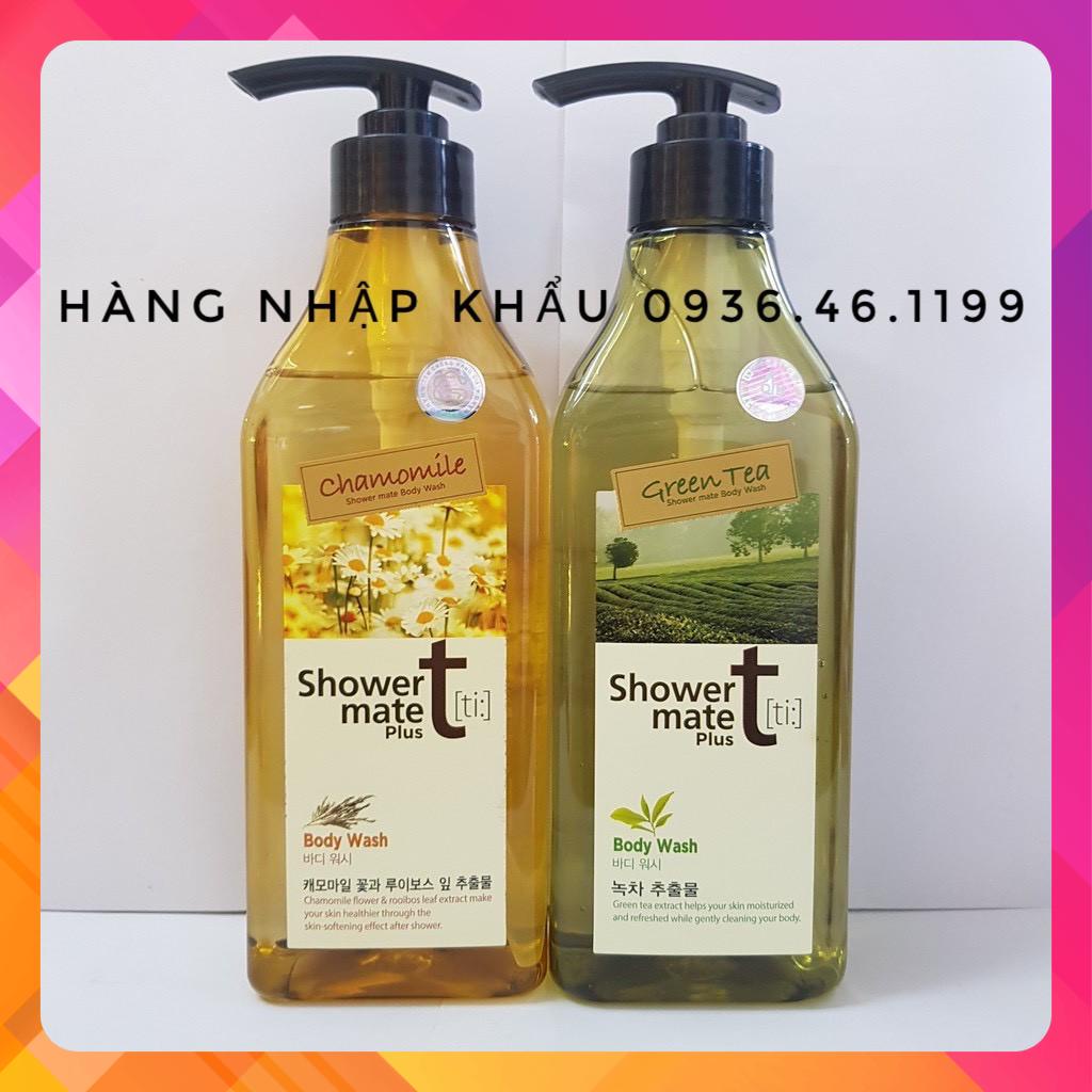 Sữa Tắm Showermate trà xanh và hoa cúc Cao Cấp Hàn Quốc 550ml