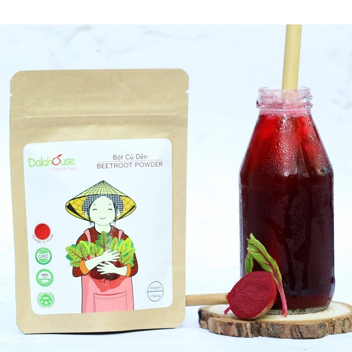 BỘT CỦ DỀN DALAHOUSE 150G (Túi) - Giúp gan khoẻ mạnh, giúp ổn định trạng thái tinh thần