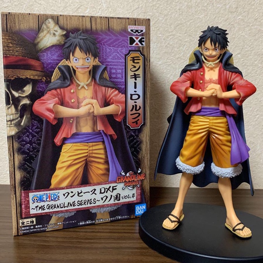 Mô hình Chính hãng One piece - Monkey D Luffy - DXF WANOKUNI Country The Grandline Men vol.4 Banpresto