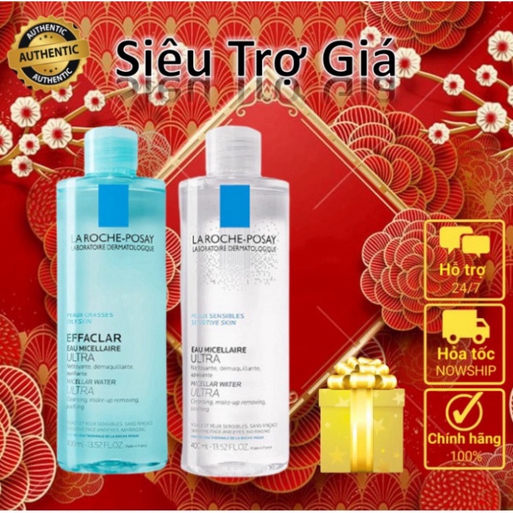 Nước tẩy trang 💖 cho da nhạy cảm La Roche-Posay Micellar Water Ultra Sensitive Skin 400ml - AUT | BigBuy360 - bigbuy360.vn