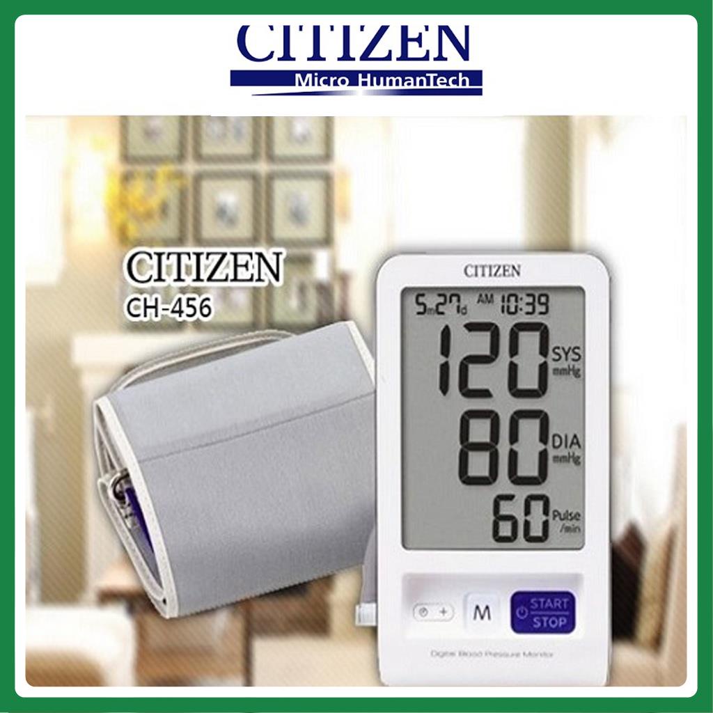 [Thương Hiệu Nhật Bản] Máy đo huyết áp bắp tay Citizen CH456 | Phát Âm Cảnh Báo Khi Nhịp Tim Bất Thường