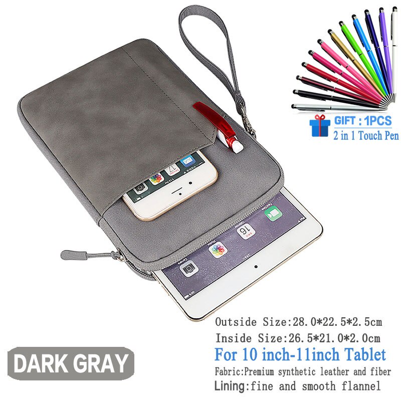 Túi Đựng Máy Tính Bảng Chống Nước Chống Sốc Cho Apple Ipad 10.2 9.7 Samsung S7 2021 Ipad Pro 11 10.5 Air 4 10.9 Ốp