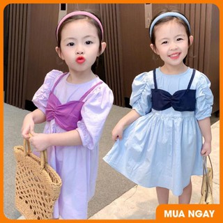 [Hàng Cao Cấp] Đầm Cho Bé Gái Phong Cách Hàn Quốc Cực Kỳ Dễ Thương