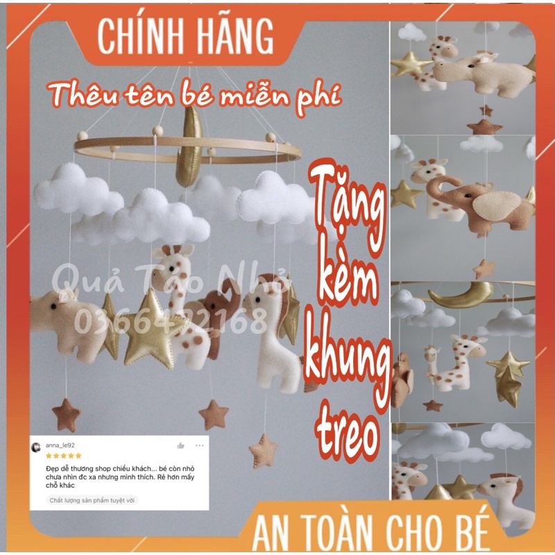 Bộ đồ chơi treo nôi thú rừng xinh xắn