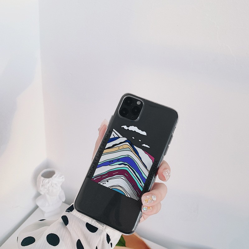 Ốp lưng iphone - Ốp silicon dẻo trong suốt Bucket list dành cho iphone 6 đến 14promax - t69