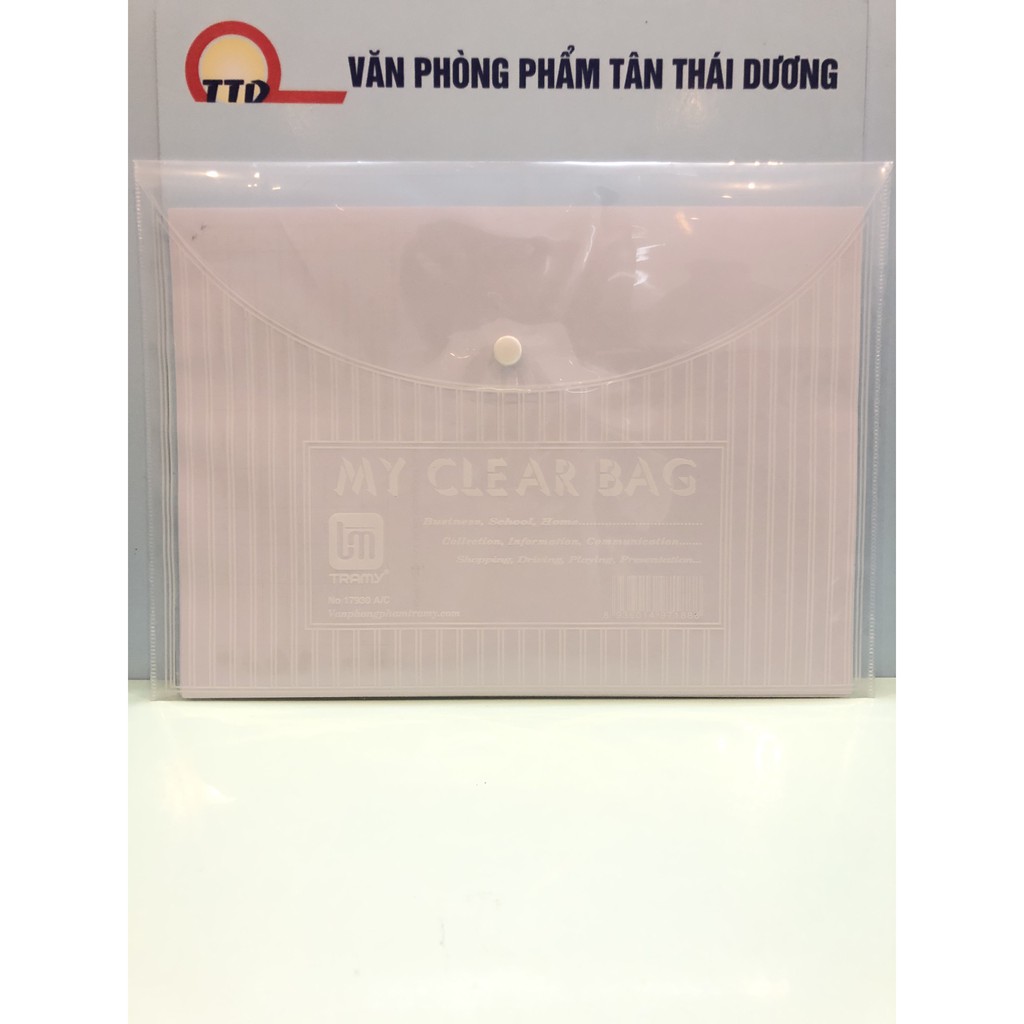 Túi Khuy Bấm My Clear , Túi Đựng Tài Liệu Trong