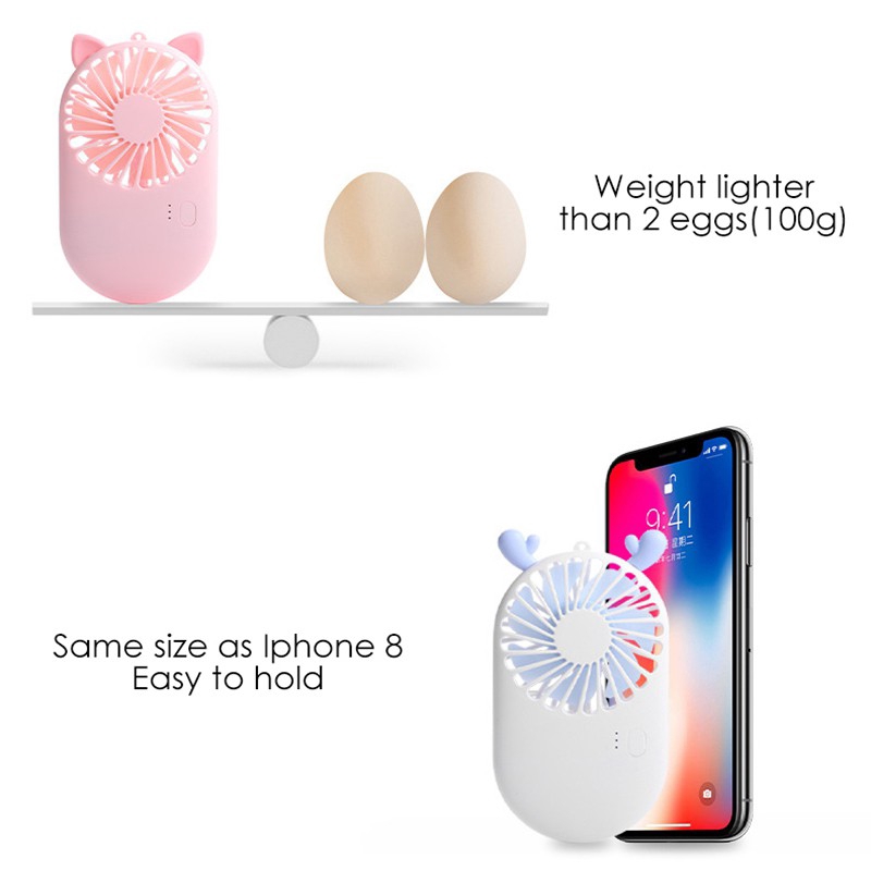 Thiết lập số ba Thiết bị Điều chỉnh nhỏ Cái USB dễ thương Đó là quạt cầm tay