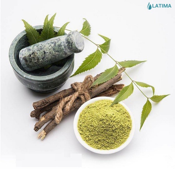 Bột Lá Neem 200g sấy lạnh Ấn Độ nguyên chất thiên nhiên 100% có giấy VSATTP và ĐKKD dùng đa công dụng