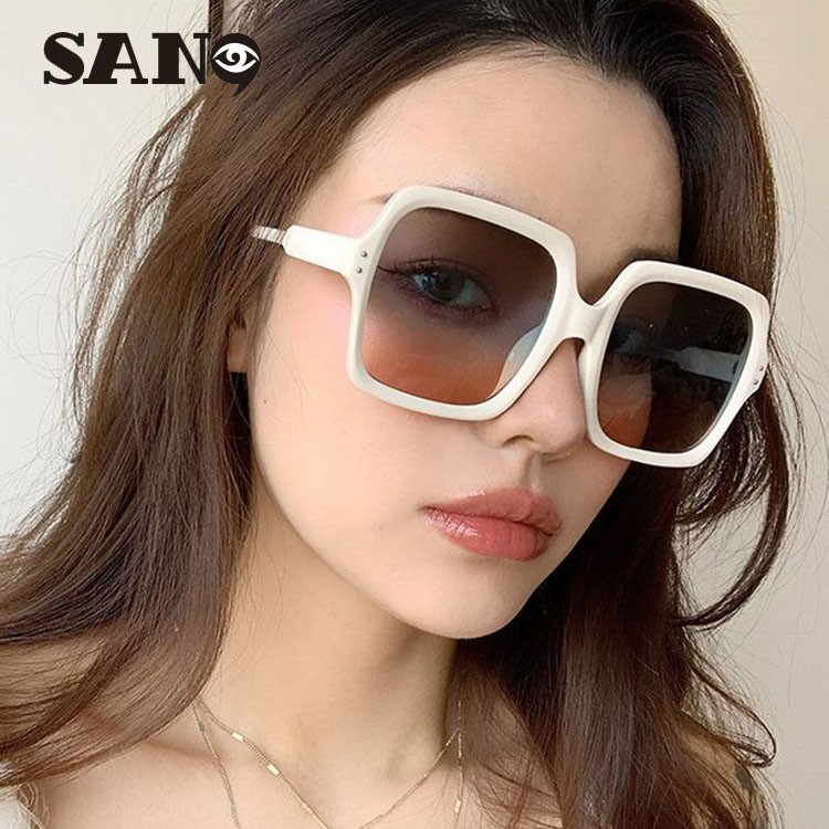 Kính Râm Gọng Vuông Quá Khổ Phong Cách Hàn Quốc Thời Trang