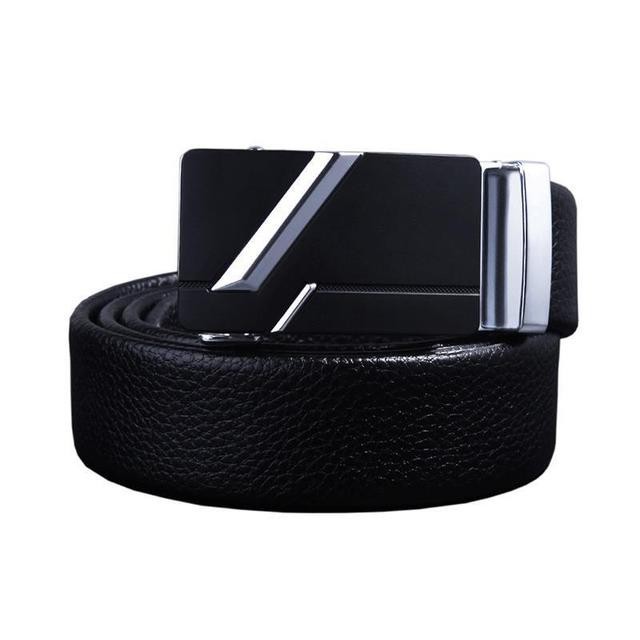 Thắt Lưng Da Nam Khóa Tự Động Cao Cấp Dây Nịt Nam Da Bò Nguyên Miếng