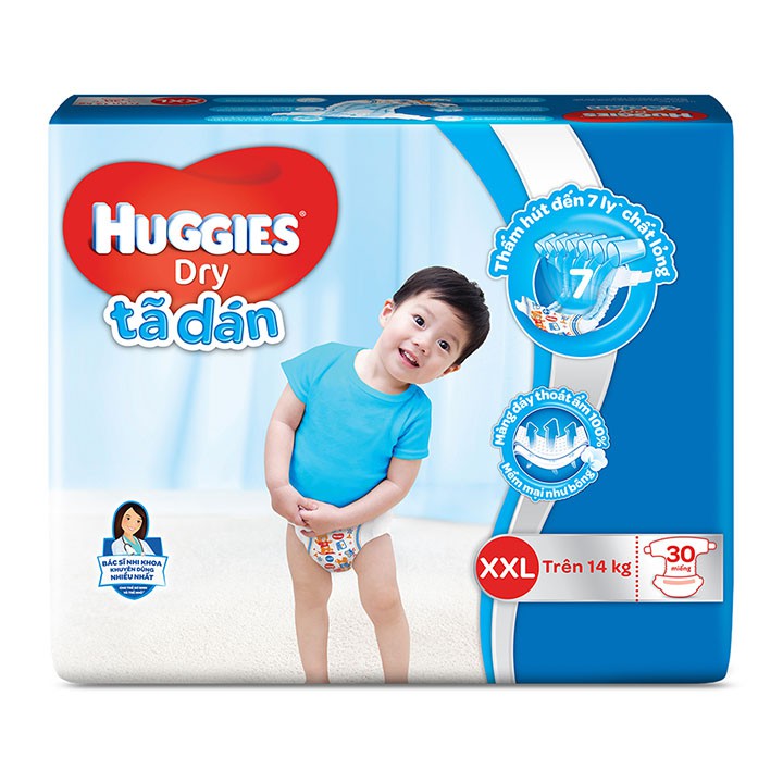 [GIADINHHAOHAO SALE] TÃ DÁN HUGGIES ĐỦ SIZE NB58/ S56/ M48/ L42/ XL34