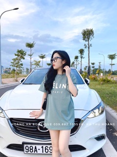ÁO PHÔNG NỮ CELINE MÀU MATCHA CỰC HOT