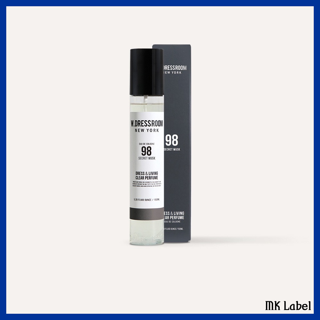 Nước hoa W.DRESSROOM LIVING CLEAR dung tích 70/ 150ml phong cách BTS Jungkook