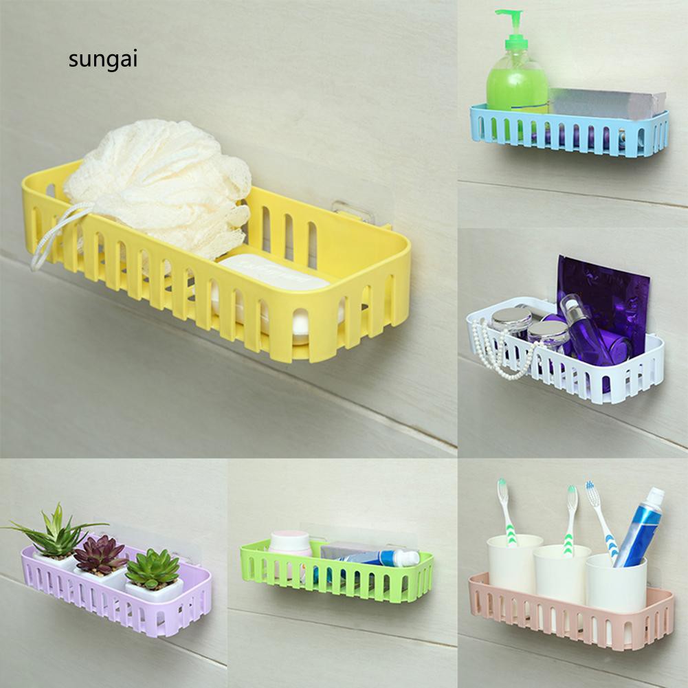 Khay để đồ treo tường đa năng bằng nhựa kích thước 26cm x 11cm x 4.5cm tiện dụng | BigBuy360 - bigbuy360.vn